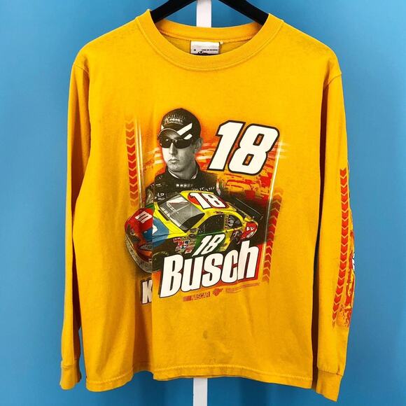 Kyle Busch NASCAR long sleeve tshirt - Picture 1 of 8